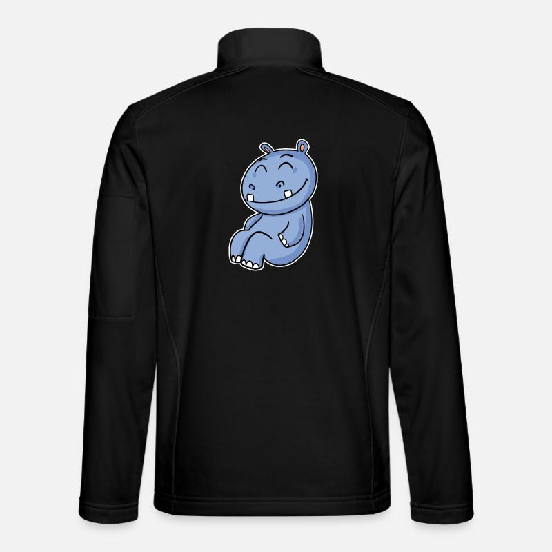 Hippopotame Hippopotame Veste en tissu softshell Unisexe