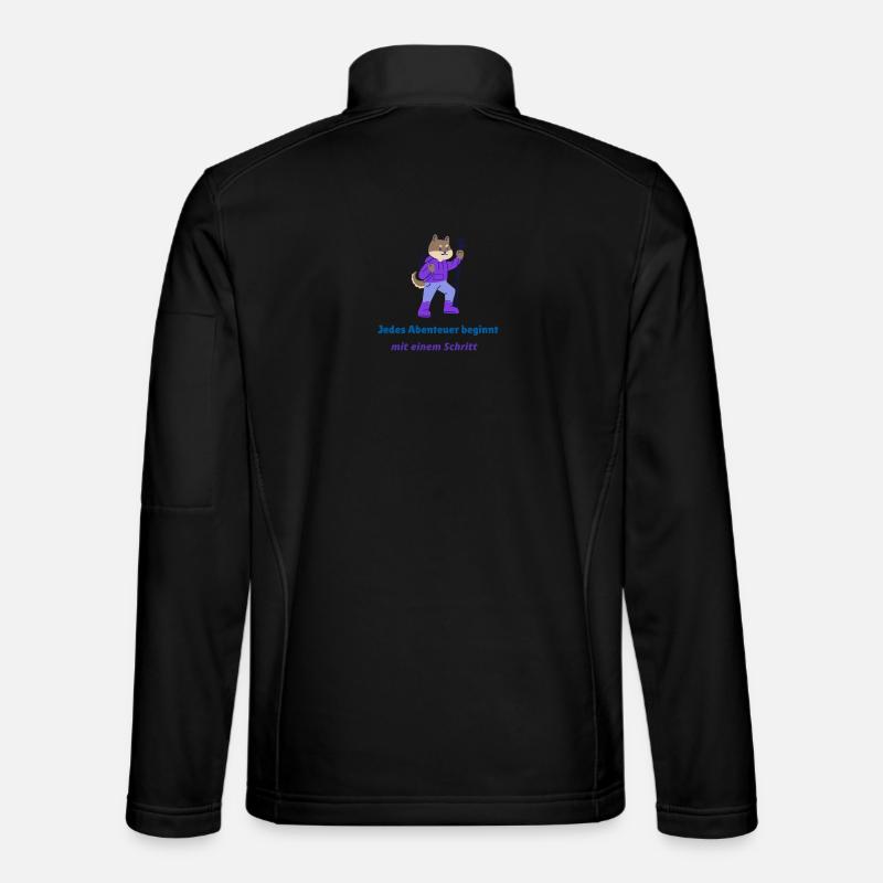 Toute aventure commence par un pas Veste en tissu softshell Unisexe