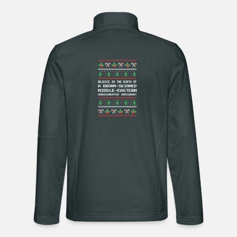 Christmas - Jesus Middle-Eastern Immigrant I Unisex Softshell Jacket