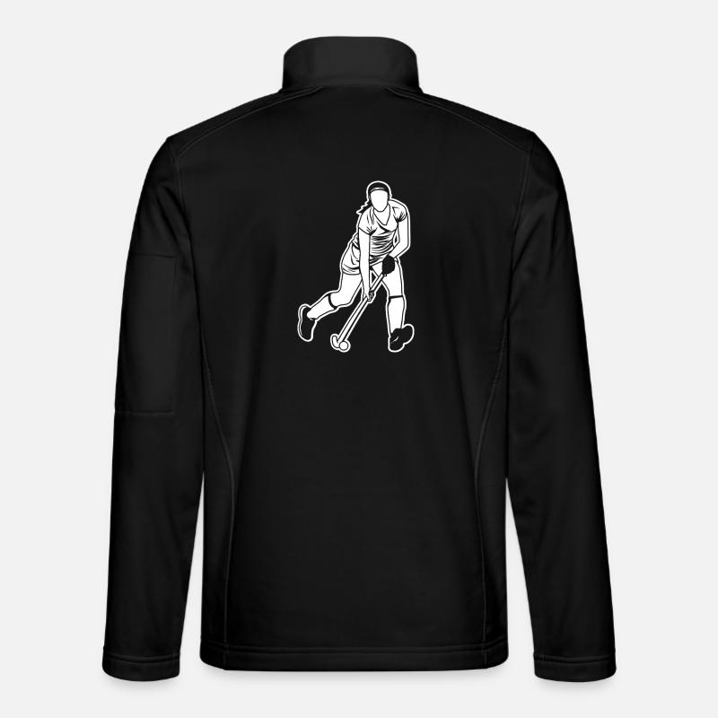 Hockey Mädchen - Unisex Softshelljacke - Schwarz