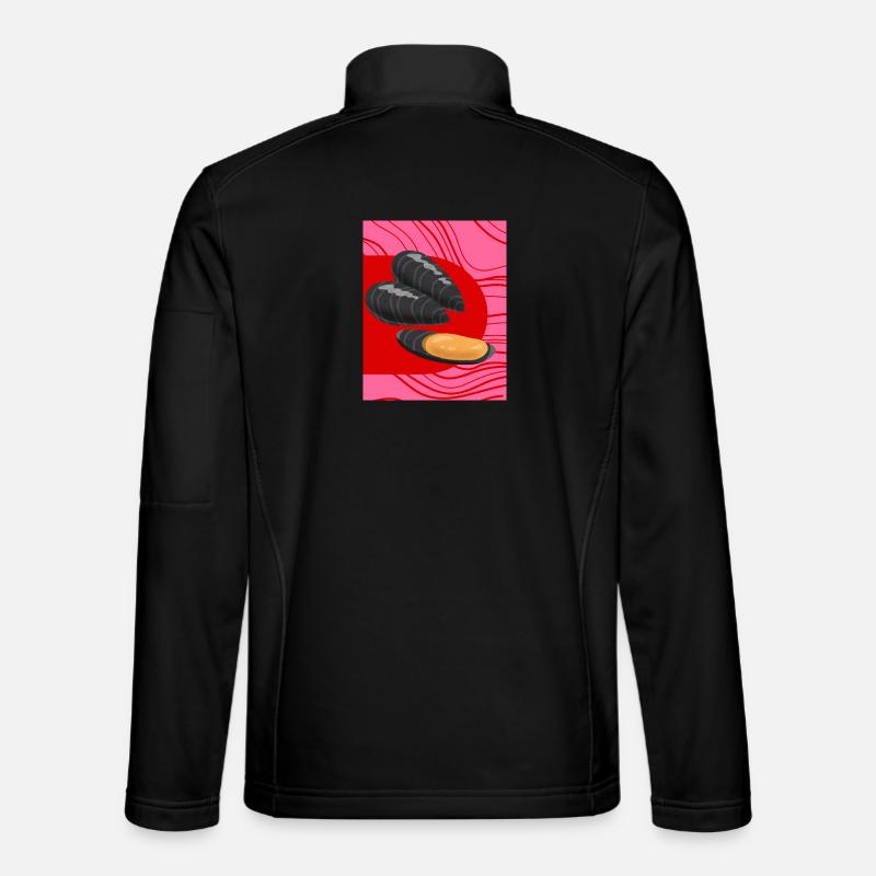 Funky Mussels - Unisex Softshell Jacket - black