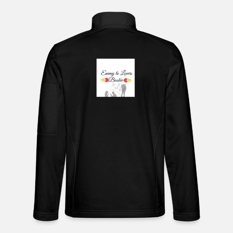 Enemy to lovers bookie design - Unisex Softshell Jacket - black