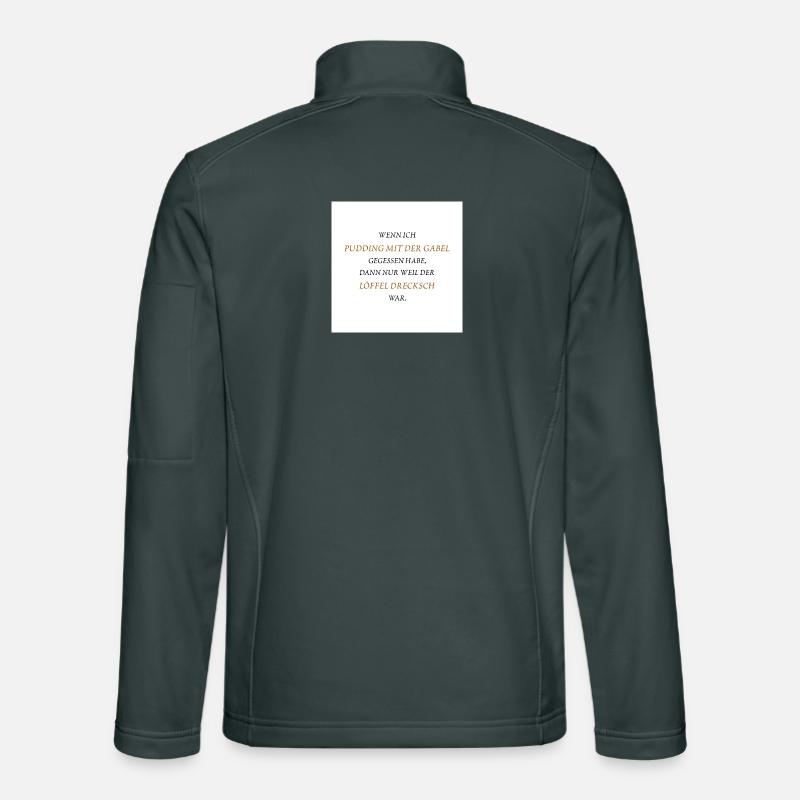 Pudding with a fork Unisex Softshell Jacket