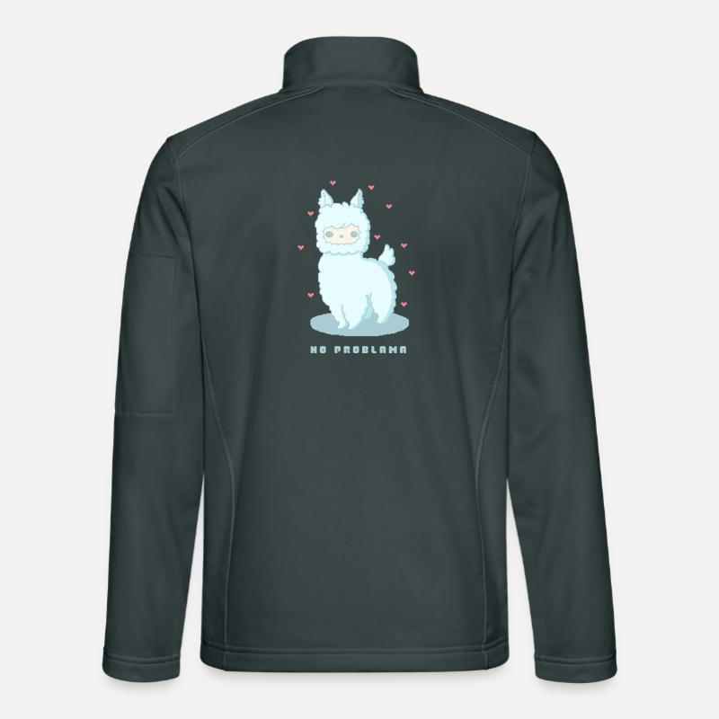 No Problama – Funny Llama Design Unisex Softshell Jacket