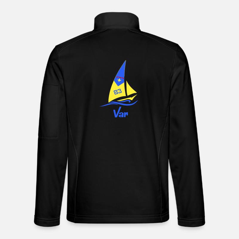 Sailboat Var 83 - Unisex Softshell Jacket - black