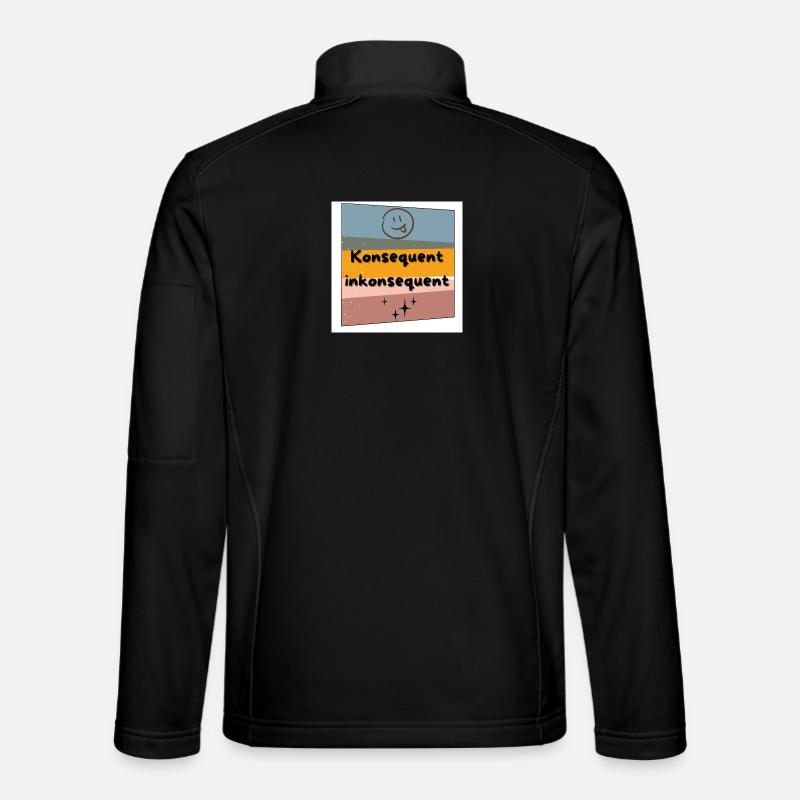 Contraste de couleur constamment incohérent Veste en tissu softshell Unisexe