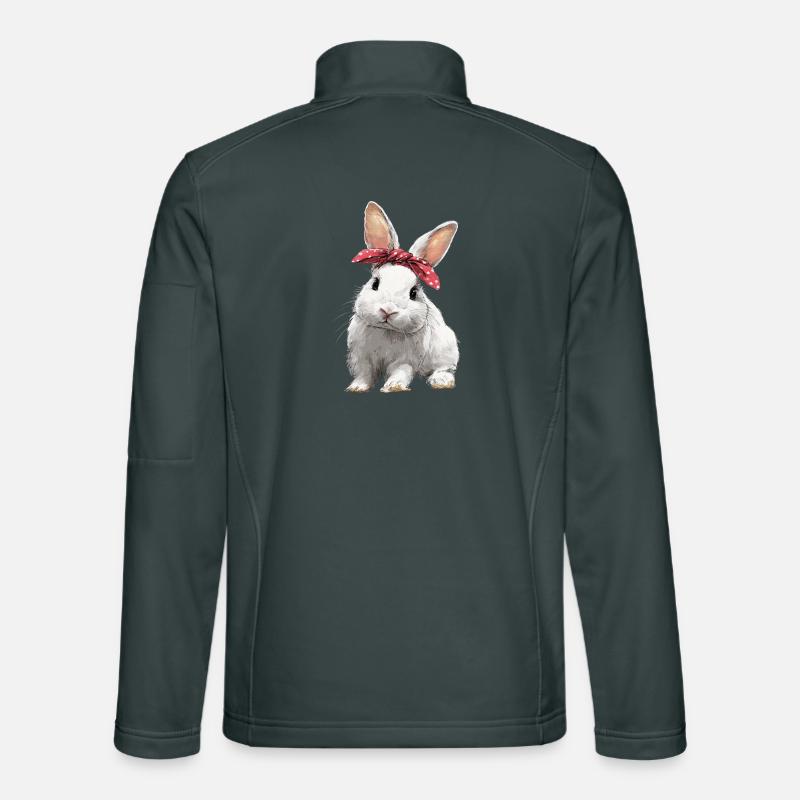 Nœud de lapin Veste en tissu softshell Unisexe