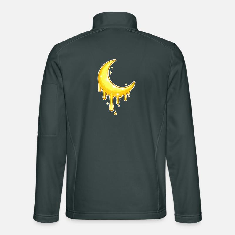 Golden Moon Drop Unisex Softshell Jacket