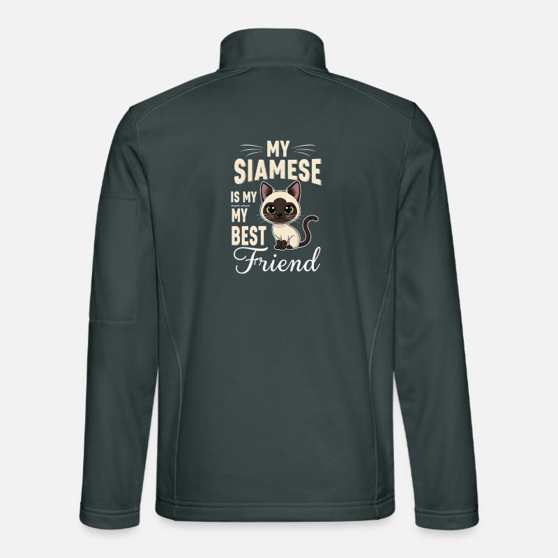 Siamese cat Siamese cat Unisex Softshell Jacket