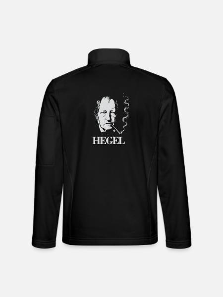 Hegel Portrait - Unisex Softshell Jacket - black