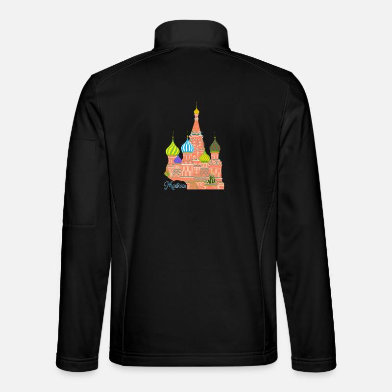 Moscow St. Basil's Cathedral Unisex Softshell Jacket