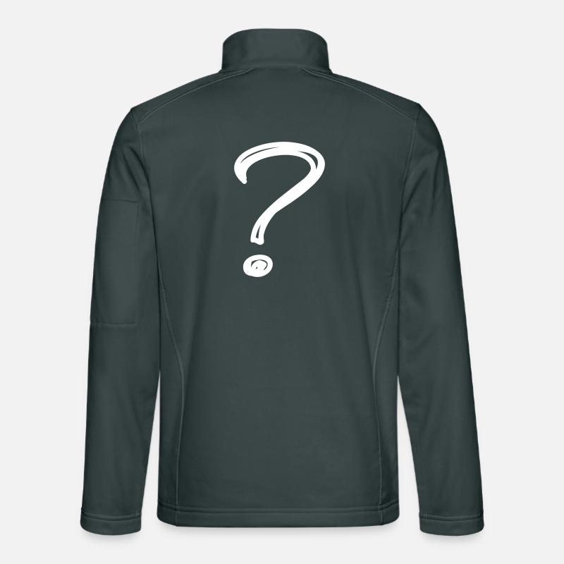 Ein Fragezeichen Unisex Softshelljacke