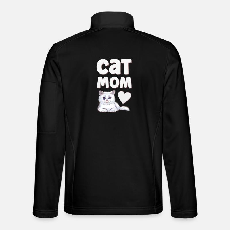 Chats Chats - Veste en tissu softshell Unisexe - noir