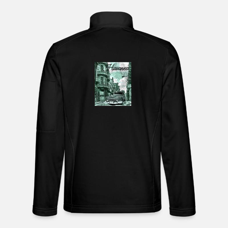 Havana Cuba - Unisex Softshell Jacket - black