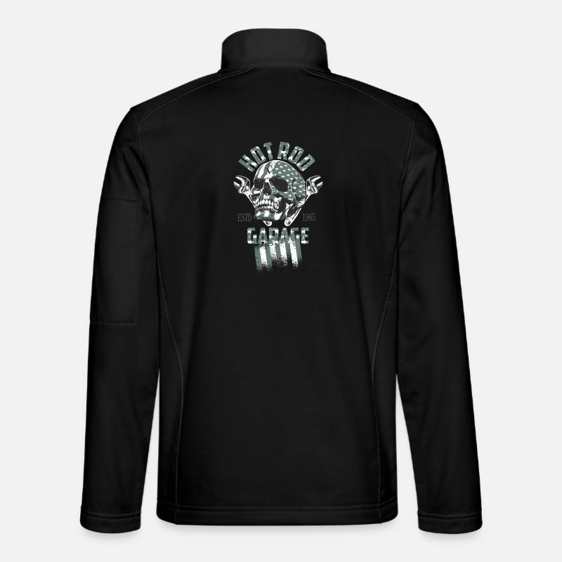 Hot Rod Garage - Unisex Softshelljacke - Schwarz