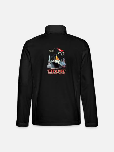TITANISCHE SCHÖPFUNG Louis RUNEMBERG © Adagp - Unisex Softshelljacke - Schwarz - Hinten