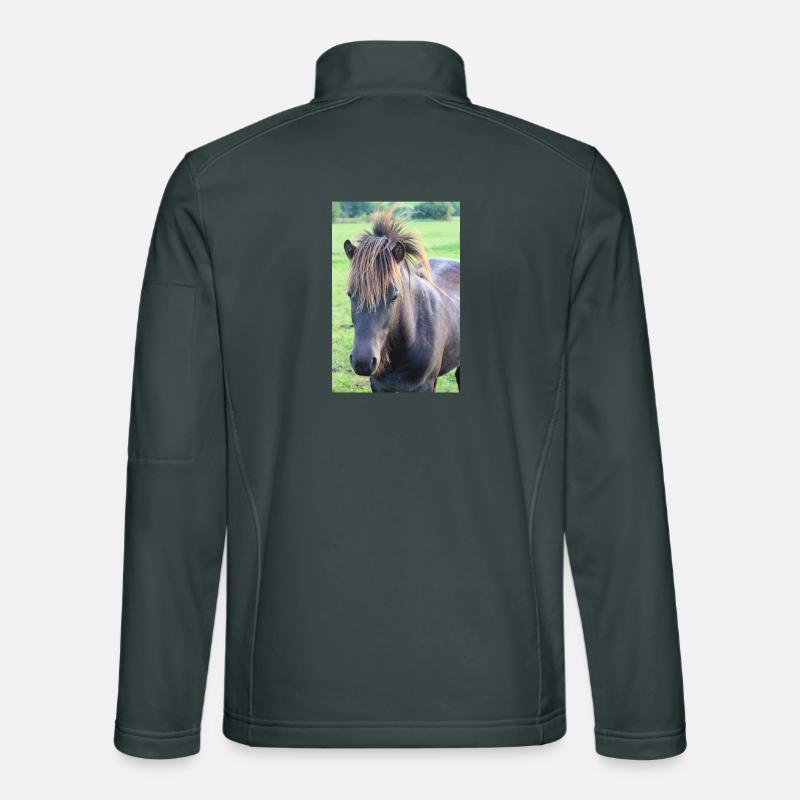 Affiche Cheval Cheval Veste en tissu softshell Unisexe