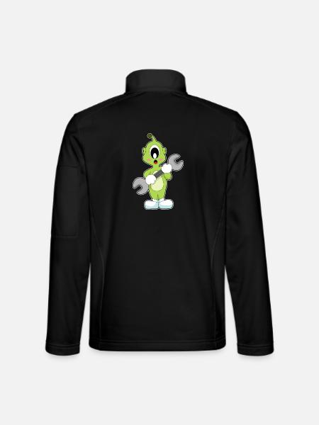 Clé mécanique extraterrestre - Veste en tissu softshell Unisexe - noir