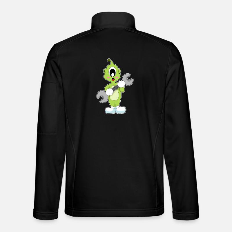 Alien Mechanic Wrench - Unisex Softshell Jacket - black