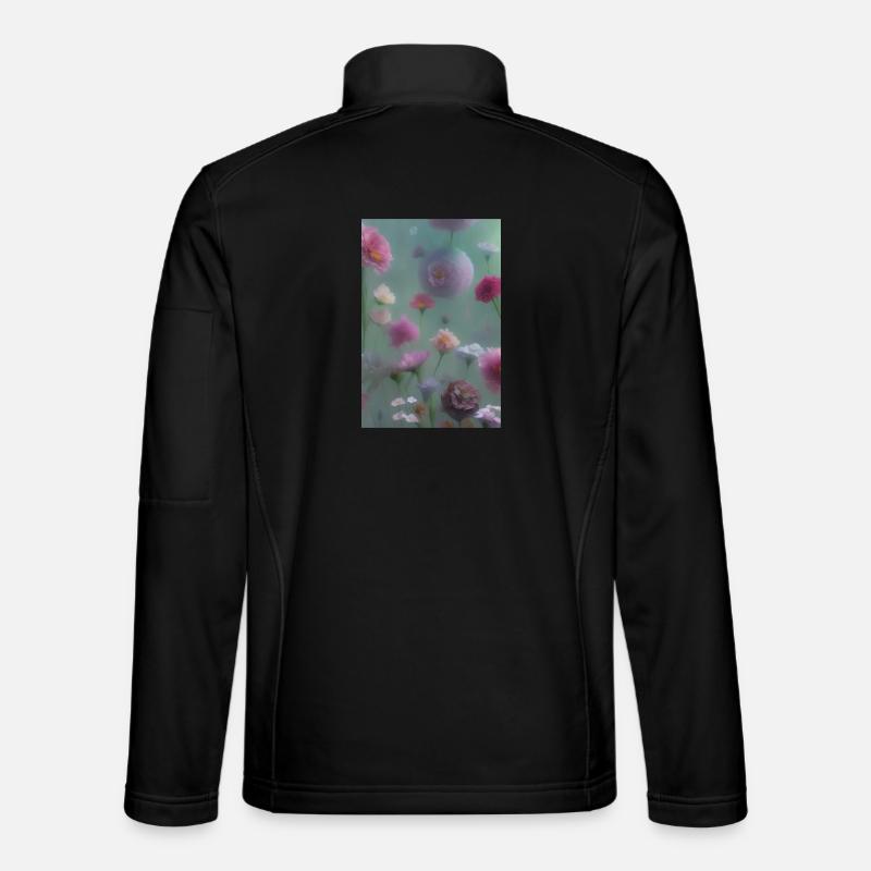 Flower Art Unisex Softshell Jacket