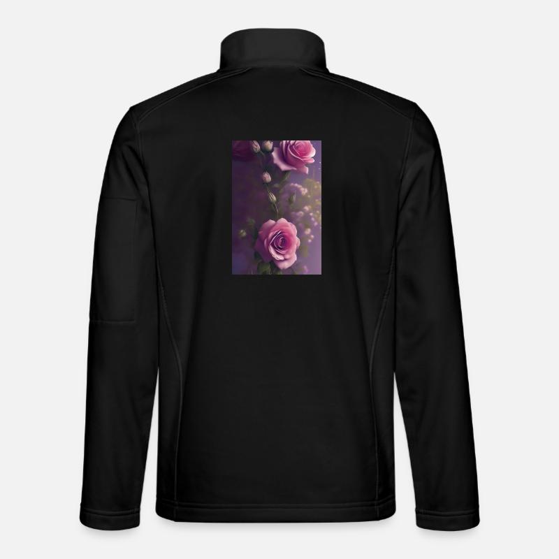 Flower Art - Unisex Softshell Jacket - black
