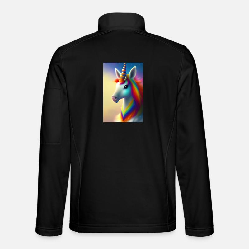 Unicorn - Unisex Softshell Jacket - black