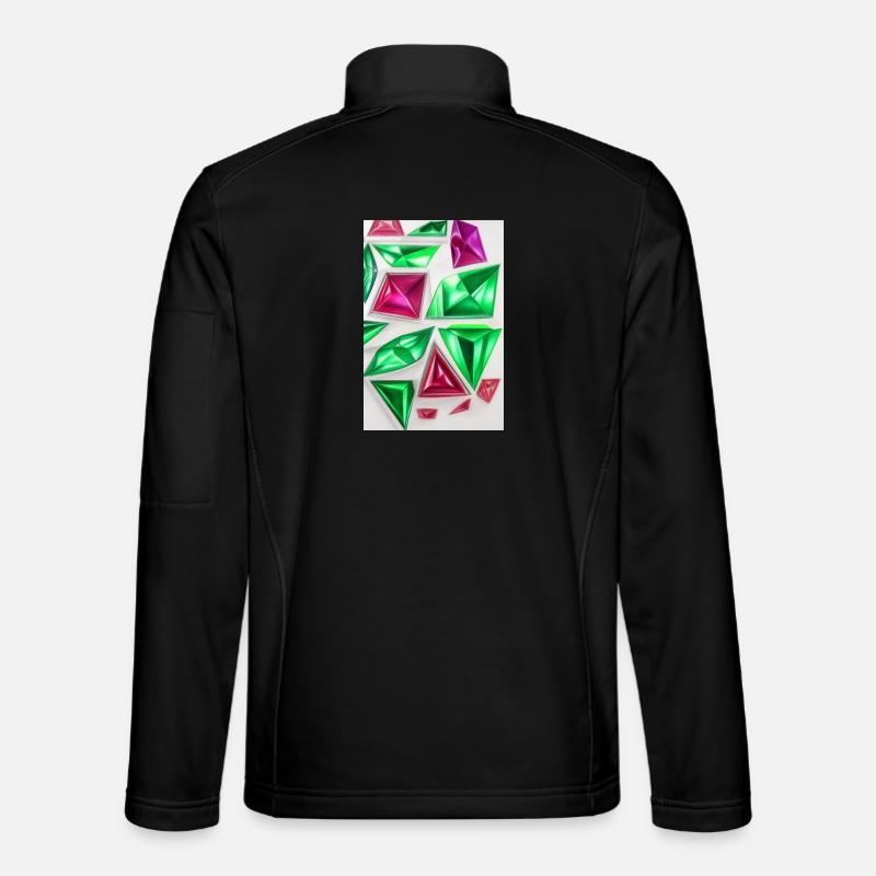 Gemstones - Unisex Softshell Jacket - black