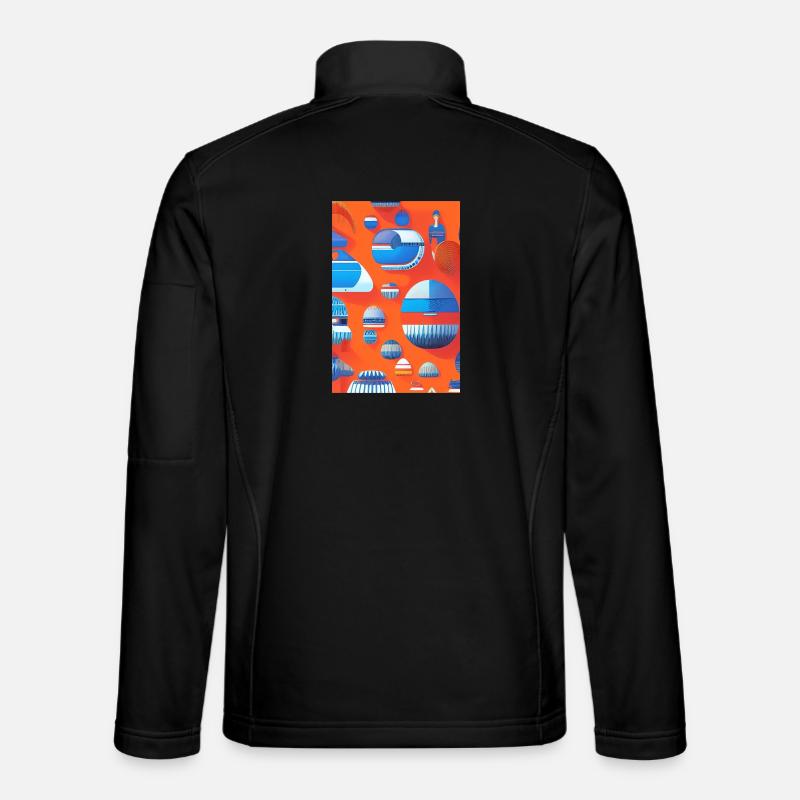Art abstrait Veste en tissu softshell Unisexe