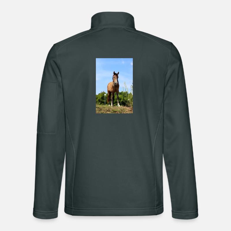 Affiche Cheval Cheval Veste en tissu softshell Unisexe