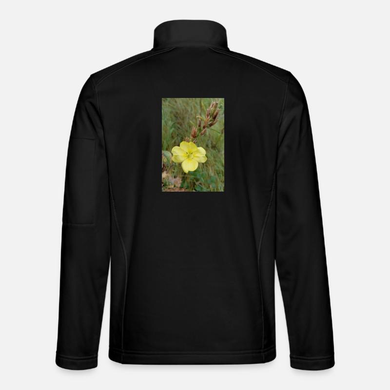 Good Morning Yellow Evening Primrose - Unisex Softshell Jacket - black