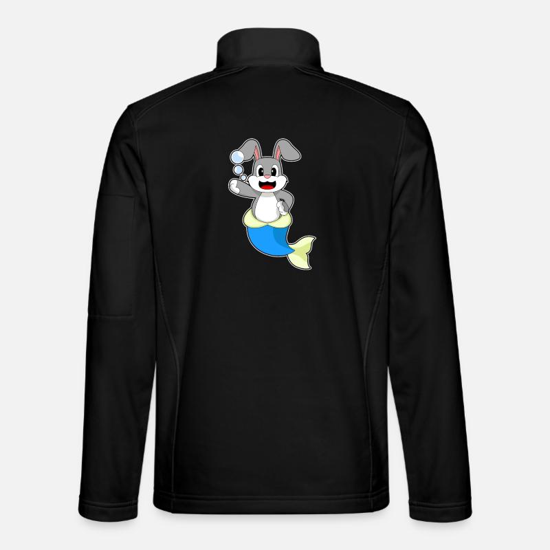 Sirène lapin - Veste en tissu softshell Unisexe - noir