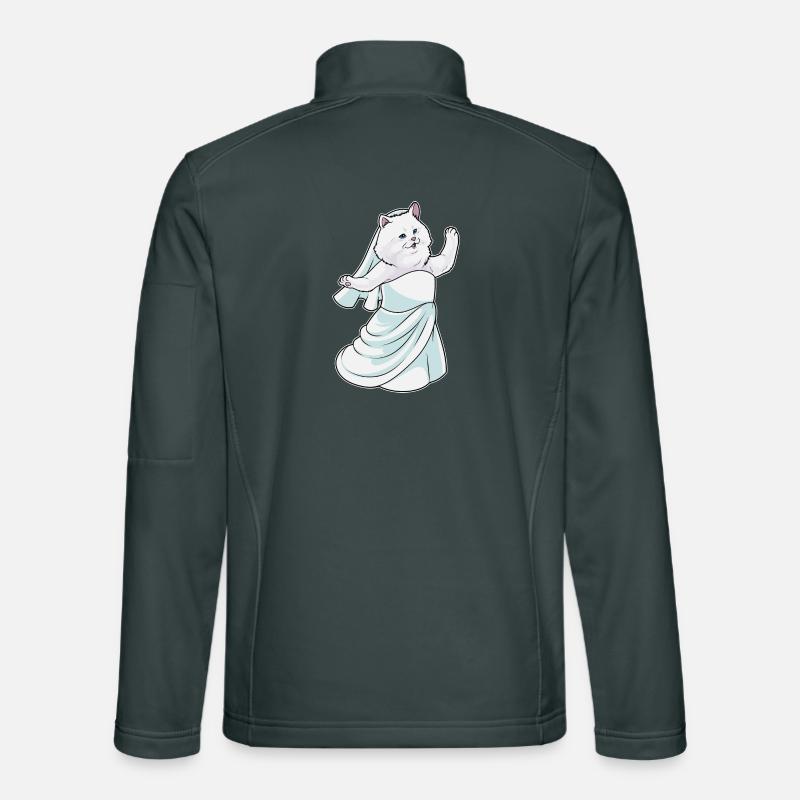 Robe de mariée perse chat de mariée Veste en tissu softshell Unisexe