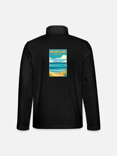 Bjerregard, Danemark - Veste en tissu softshell Unisexe - noir