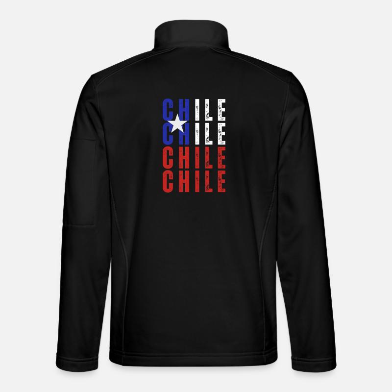 Chilean pride, I love Chile - Unisex Softshell Jacket - black