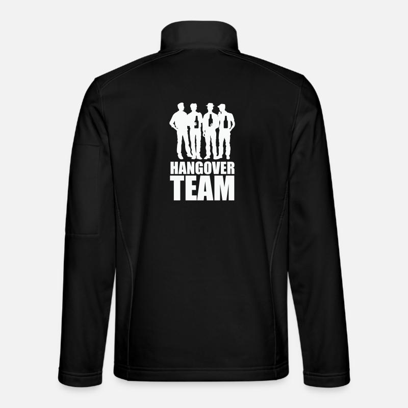 Hangover Team - Unisex Softshelljacke - Schwarz