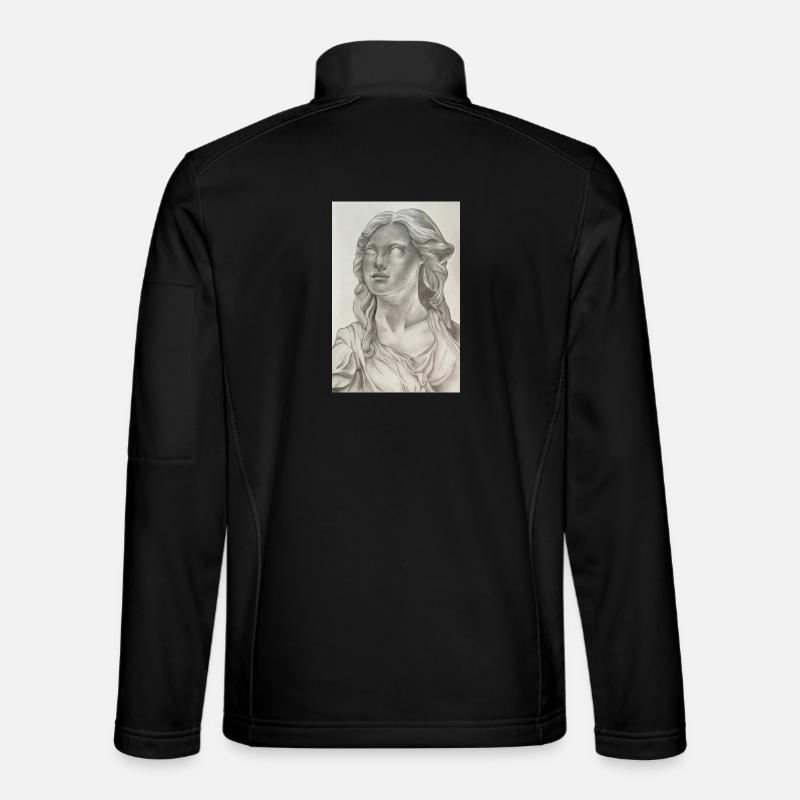 Woman ruling Rome - Unisex Softshell Jacket - black