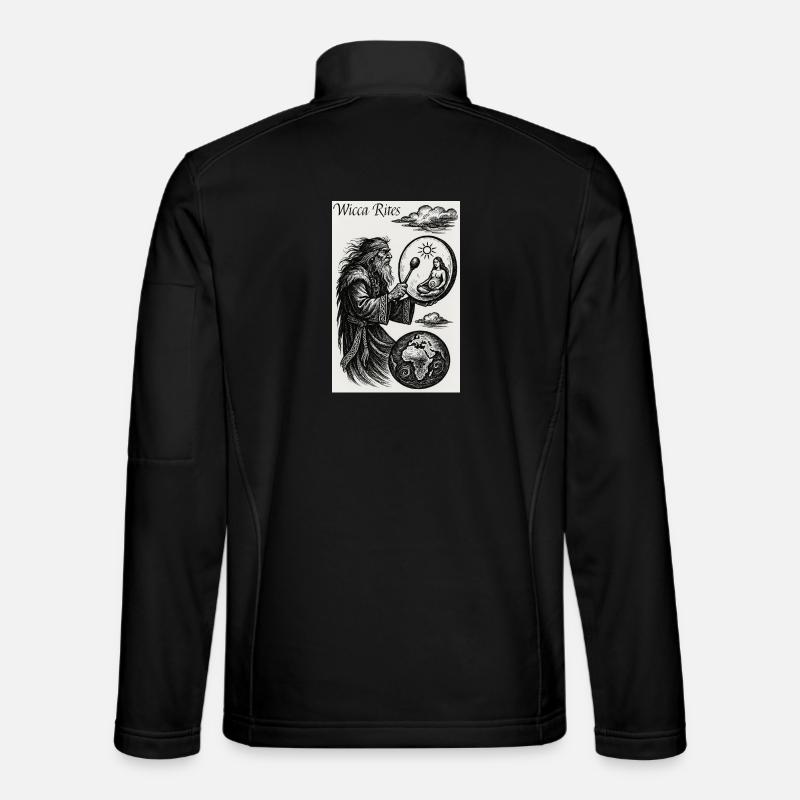 Wicca-Riten - Unisex Softshelljacke - Schwarz