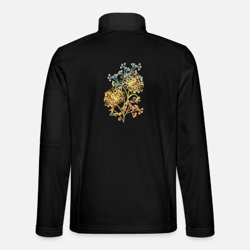 Blumen - Unisex Softshell Jacket - black