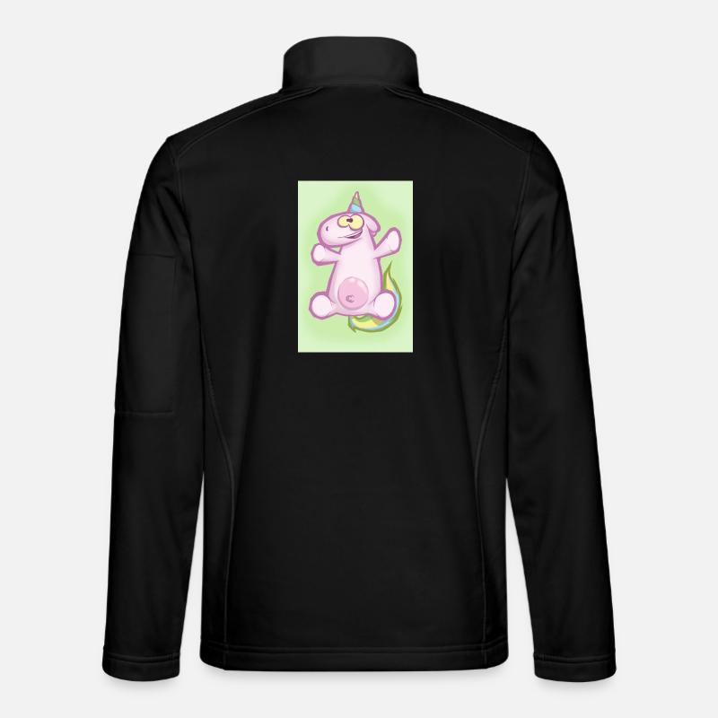The Unicorn - Unisex Softshell Jacket - black