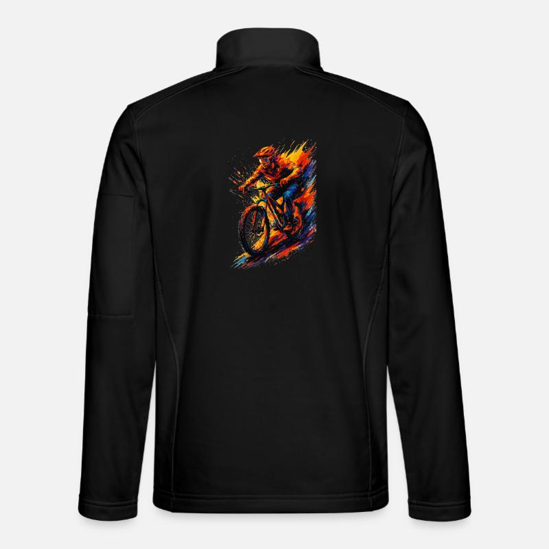 Cadeau cool pour VTTT VTT, - Veste en tissu softshell Unisexe - noir