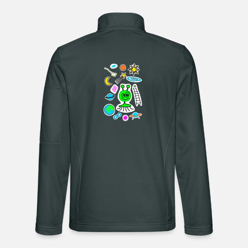 Space doodle Unisex Softshell Jacket