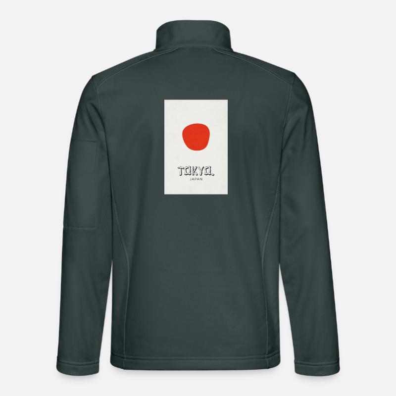 Tokyo Poster – Modern Design Statement Unisex Softshell Jacket
