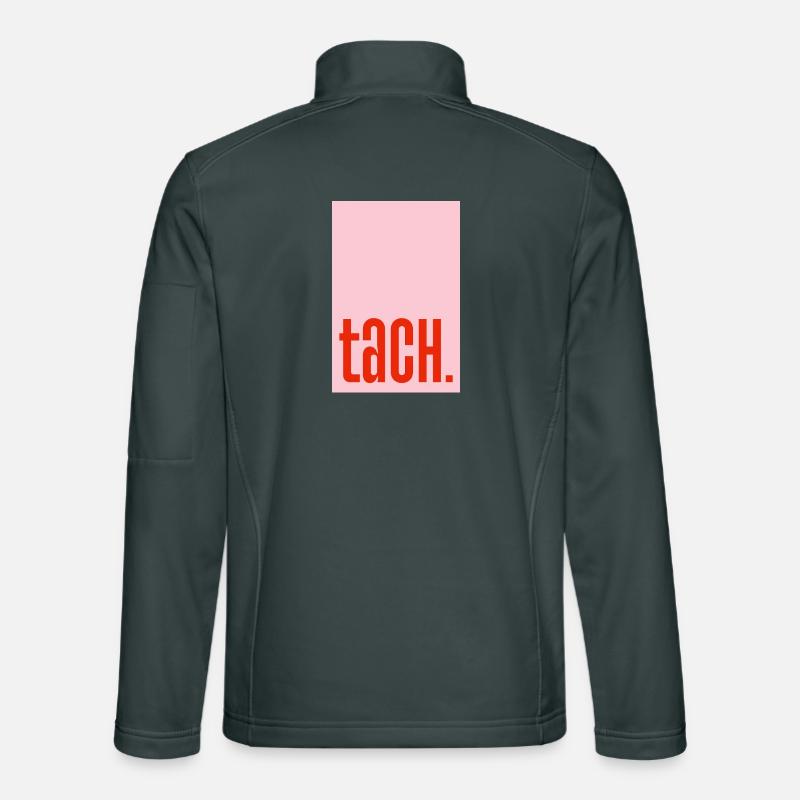 Tachymane - rose rouge Veste en tissu softshell Unisexe