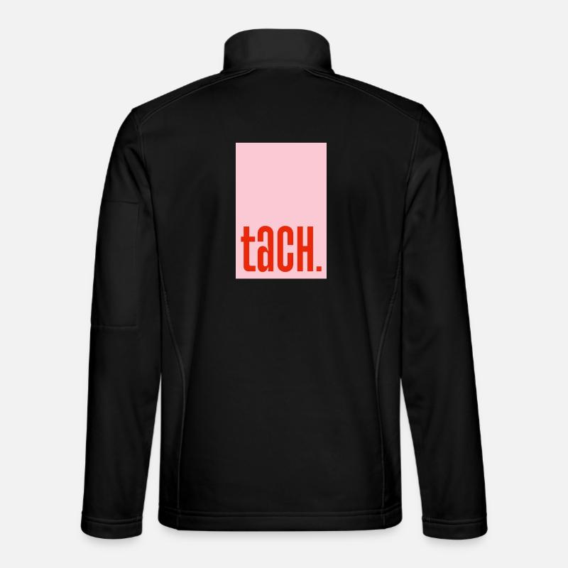Tachicardia - rosa rosso - Giacca softshell unisex - nero