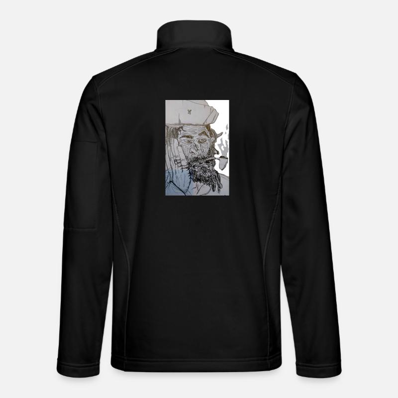 Tuxedo-Pirat - Unisex Softshelljacke - Schwarz