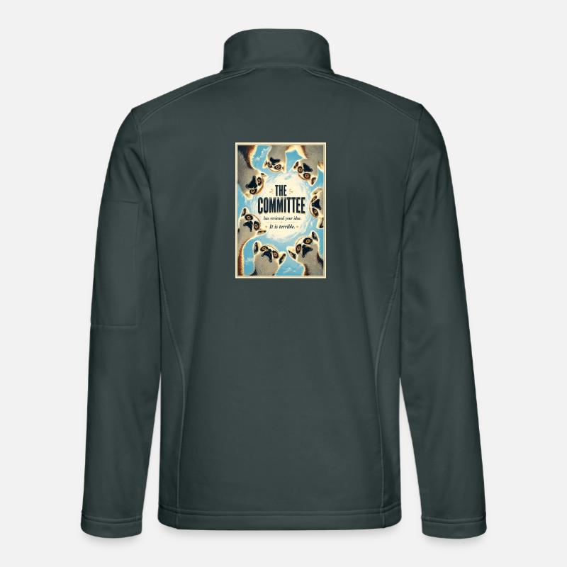 Das Komitee-Lemurs-Plakat Unisex Softshelljacke