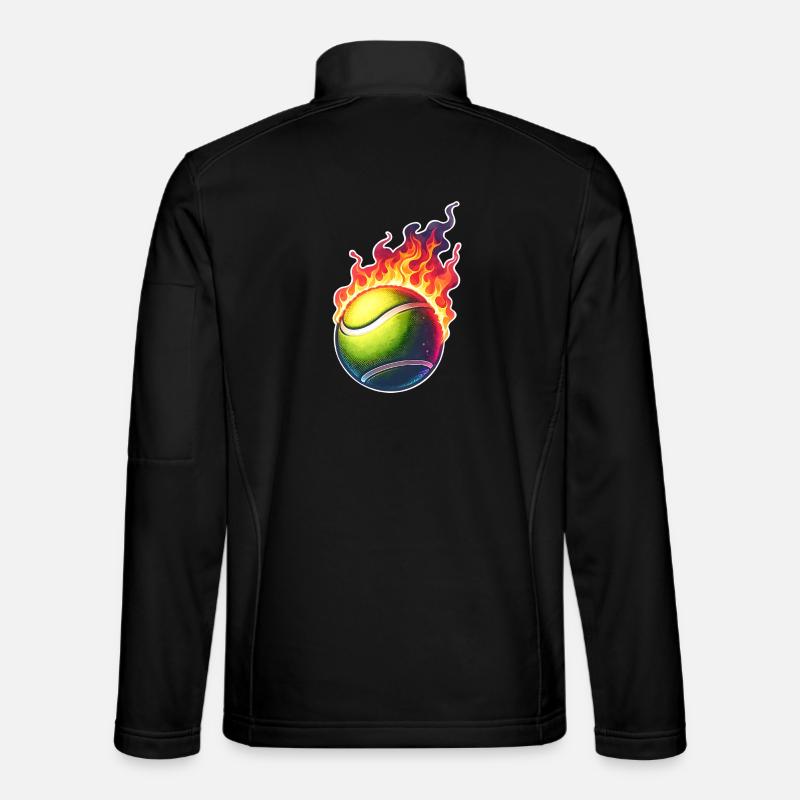 Tennis - Unisex Softshell Jacket - black