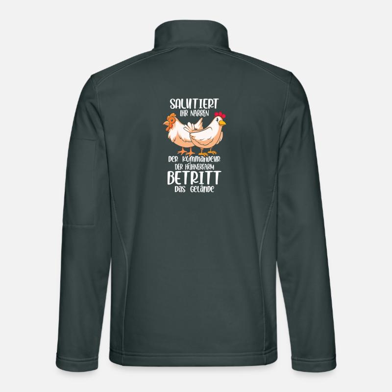 Hühnerflüsterer Huhn Hühnerhalter Hühner Unisex Softshelljacke