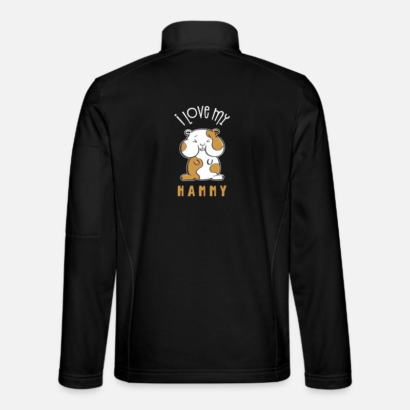 J'aime mon Hammy - J'aime mon hamster Veste en tissu softshell Unisexe