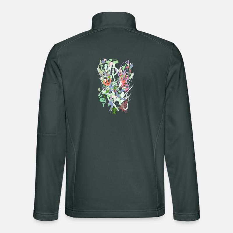 Hintergrund Design - Pastell Unisex Softshelljacke